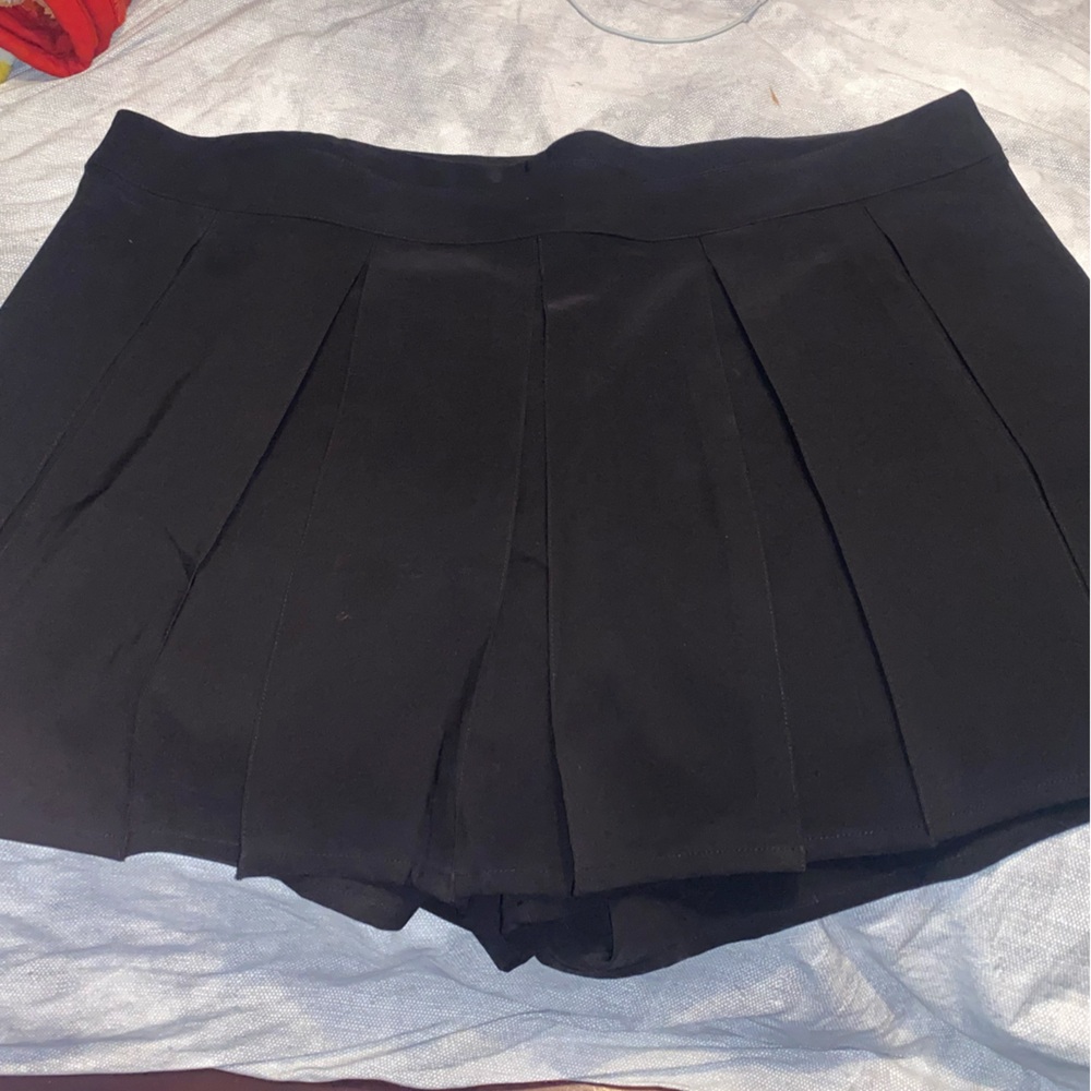 Torrid Black Pleated Skort